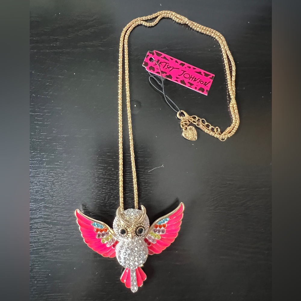 🦉NWT! Neon Pink Owl - Picture 2 of 10